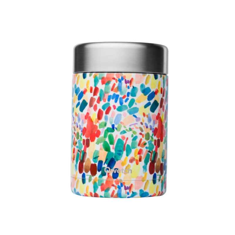 Boîte repas & soupe isotherme Arty 650ml Qwetch, Boîte repas & soupe isotherme Arty 650ml Qwetch, QWETCH, Croque Montagne
