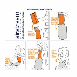 Matelas Ultralight Insulated Small + Aistream Pump Sea To Summit