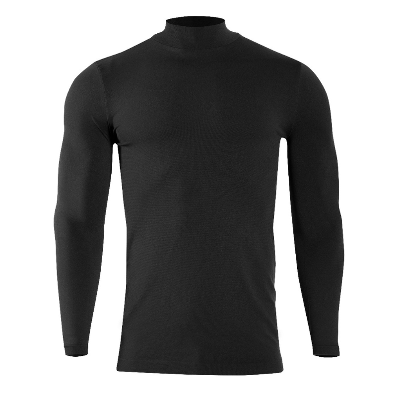 Tee shirt en cachemire col montant homme Iron-Ic, Tee shirt en cachemire col montant homme Iron-Ic, IRON-IC, Croque Montagne