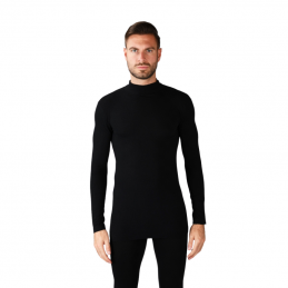 Tee shirt en cachemire col montant homme Iron-Ic, Tee shirt en cachemire col montant homme Iron-Ic, IRON-IC, Croque Montagne