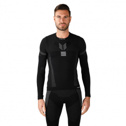 Tee shirt manches longues doublé polaire homme Iron-Ic