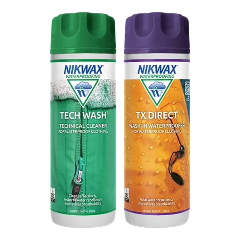 Pack Lessive Tech Wash et imperméabilisant TX Direct Nikwax