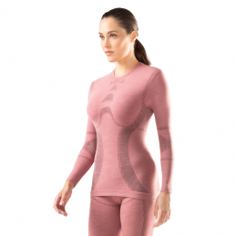 , Tee shirt manches longues LS merino femme Iron-Ic, IRON-IC, Croque Montagne